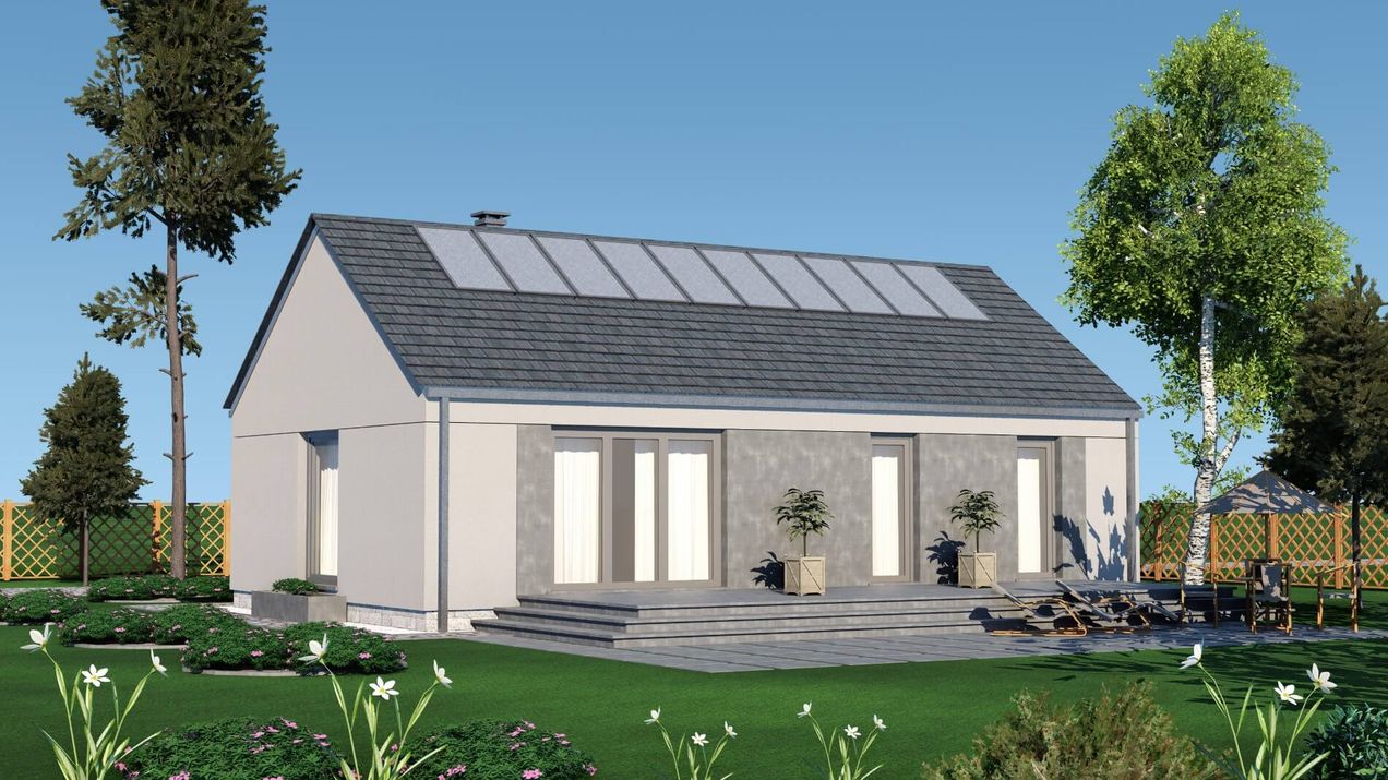 Nyári Villa típusterv – 85 m², 3 szoba + Nappali
